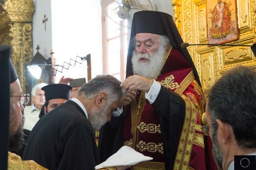 Σε Αρχιμανδρίτη του Θρόνου του Αγίου Μάρκου χειροθέτησε ο Πατριάρχης Αλεξανδρείας Θεόδωρο, τον Έξαρχο στην Κύπρο π. Άθω Παπαευρυπιάδη