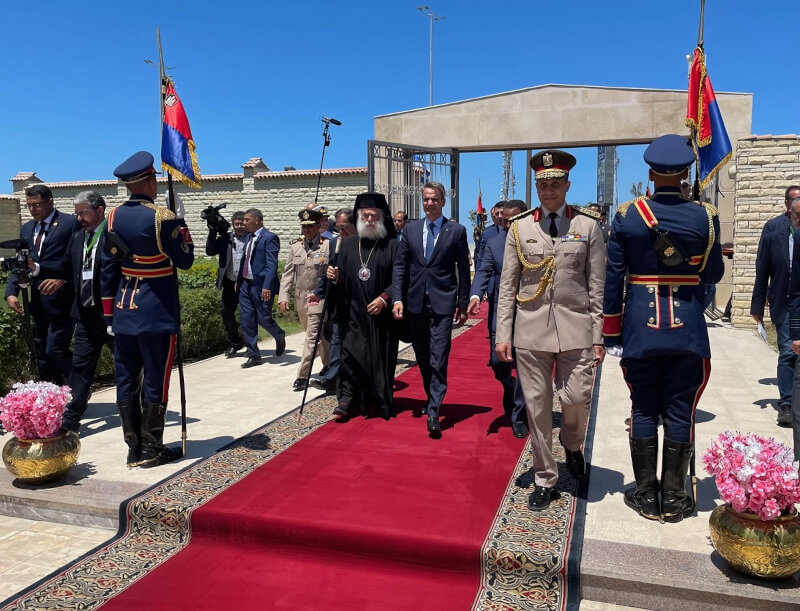 ΣΥΝΑΝΤΗΣΗ ΤΟΥ ΜΑΚΑΡΙΩΤΑΤΟΥ ΠΑΤΡΙΑΡΧΗ ΑΛΕΞΑΝΔΡΕΙΑΣ ΜΕ ΤΟΝ ΕΞΟΧΩΤΑΤΟ ΠΡΩΘΥΠΟΥΡΓΟ ΤΗΣ ΕΛΛΑΔΟΣ