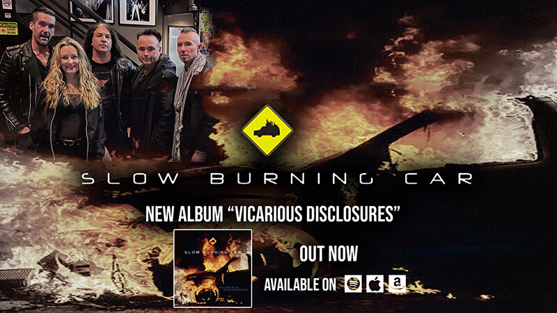 SLOW BURNING CAR – νέο άλμπουμ “Vicarious Disclosures” …+ single “Shapeless Faceless” νέο lyric video