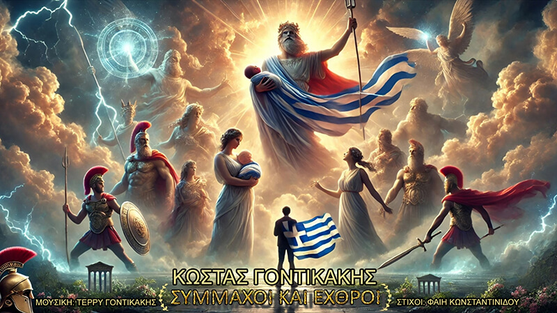 Ο Κώστας Γοντικάκης παρουσιάζει το νέο single “Σύμμαχοι κι εχθροί”