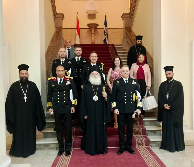 ΕΠΙΣΚΕΨΗ ΤΟΥ Α/ΓΕΝ ΤΗΣ ΕΛΛΑΔΟΣ ΣΤΗΝ ΑΘΜ ΤΟΝ ΠΑΠΑ ΚΑΙ ΠΑΤΡΙΑΡΧΗ ΑΛΕΞΑΝΔΡΕΙΑΣ